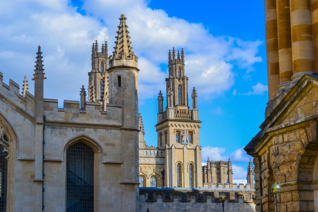 The towers of All Souls College