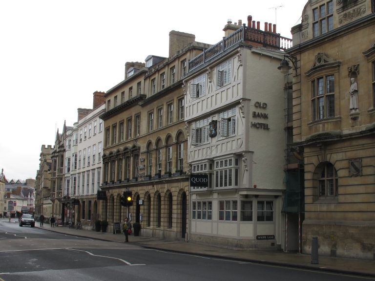 The Old Bank Hotel on the High Street, home of Quod